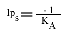 Graphe secondaire, a.o. = f((B)), expression de l'intercept