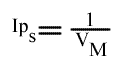1/v = f ( (A)), (B) paramétrique : Ip du graphe secondaire Ip