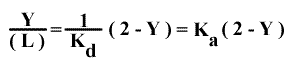 liaison à l'équilibre - équation 27